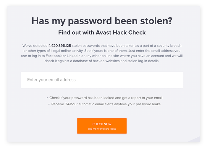 Avast hack check что это